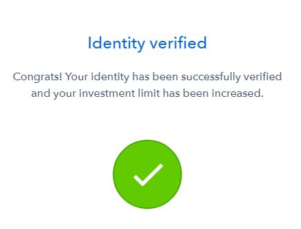 Identity verified picture 