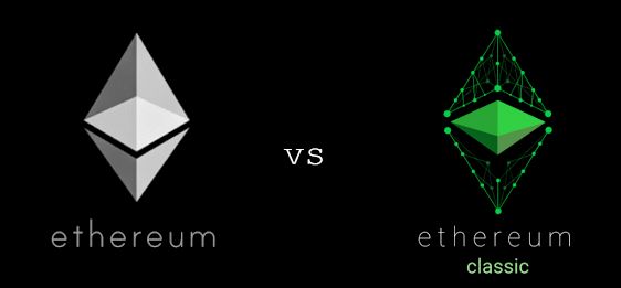 Ethereum và Ethereum Classic: Hình ảnh Ethereum vs Ethereum Classic.