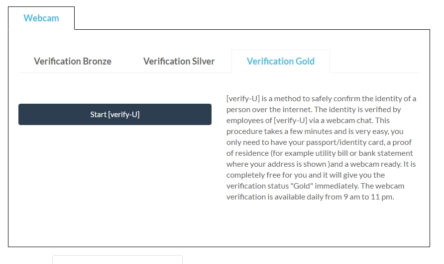 Verification method on Coinbase