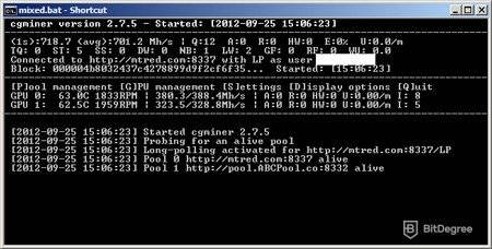 Как майнить Биткоины CG Miner