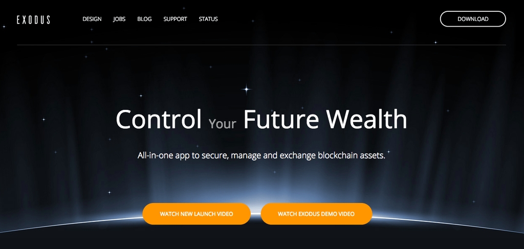 Cryptocurrency Wallet Terbaik: Wallet Exodus.