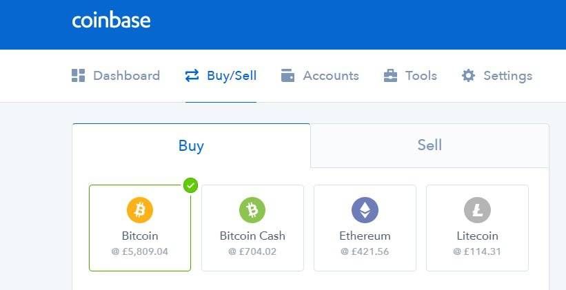 Coinbase Bitcoin buying
