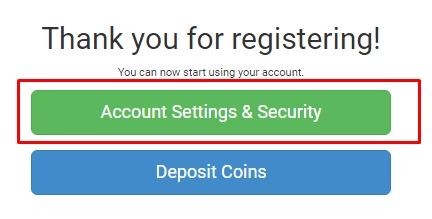 Reseña CoinExchange: Configuración y seguridad de tu cuenta CoinExchange.