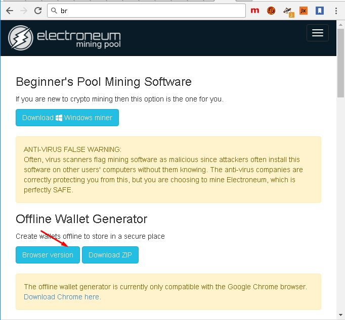 Mineração de Electroneum: software de pool de mineração de Electroneum.