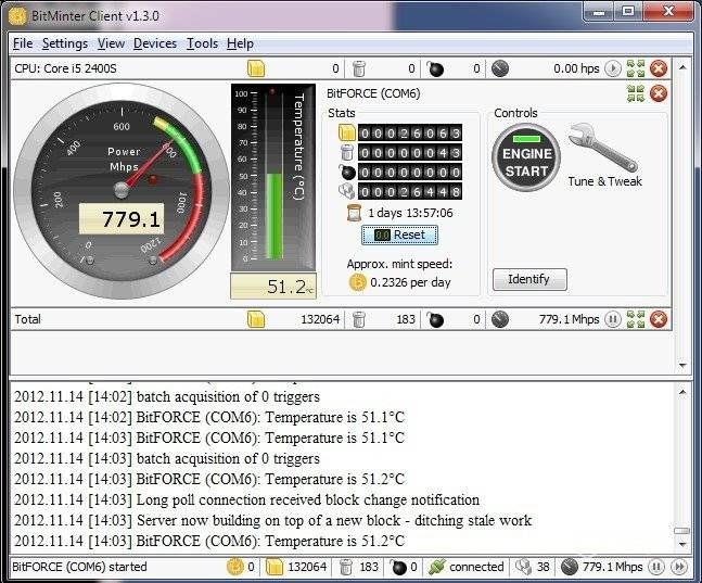 Logiciel minage bitcoin: bitminter.