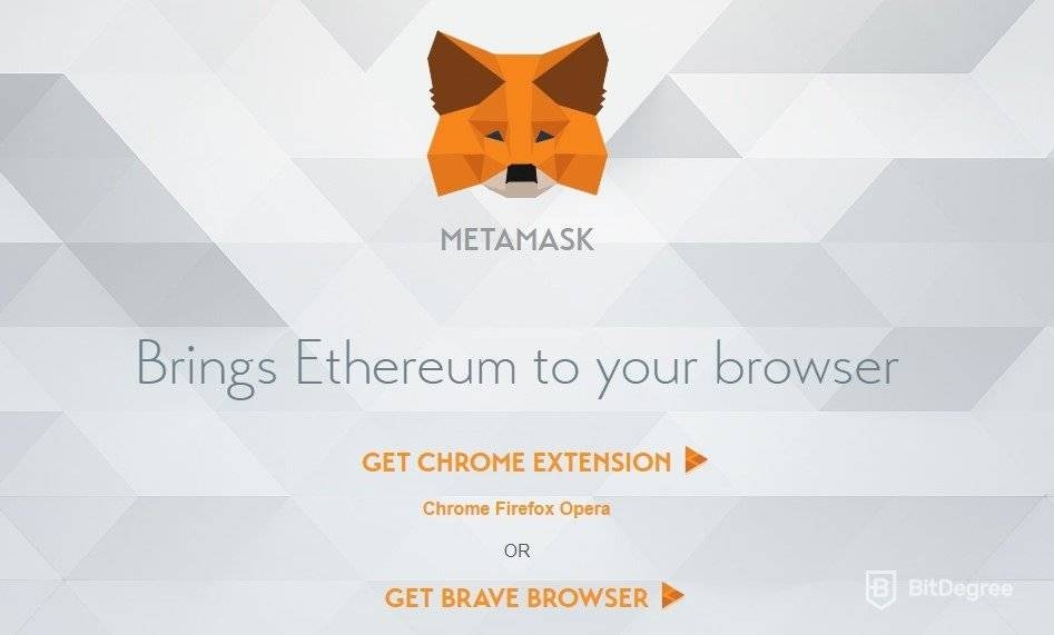 Metamask wallet: configuration1.