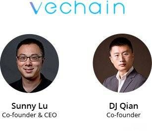 Sunny Lu and DJ Qian Co-Founders of Vechain