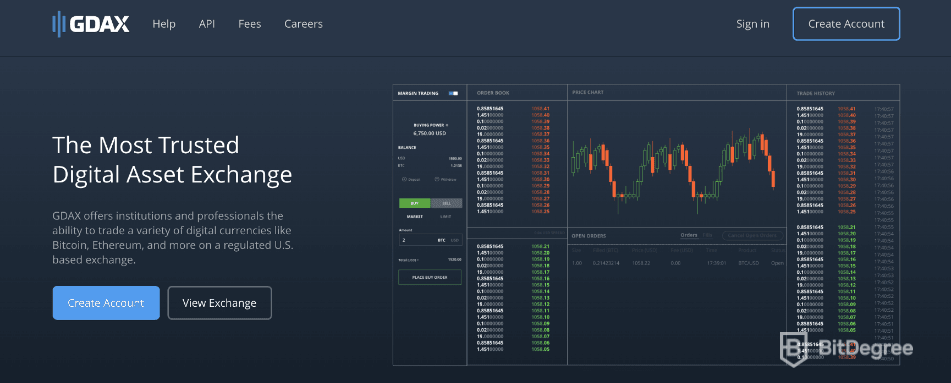 gdax vs coinbase