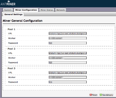 How to mine Bitcoin: Ant Miner general configurations.