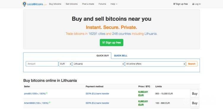 How to buy Bitcoin with Paypal: LocalBitcoins.