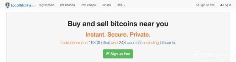 Compre Litecoin com Paypal: página do LocalBitcoins