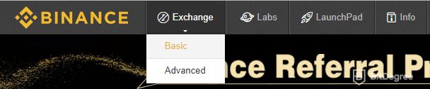 Cara Menggunakan Binance: Basic Exchange Mode.