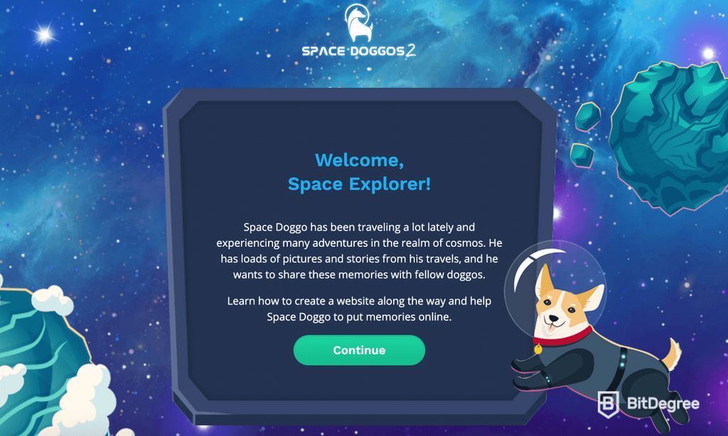 BitDegree recomienda: Aprender a programar con Space Doggos