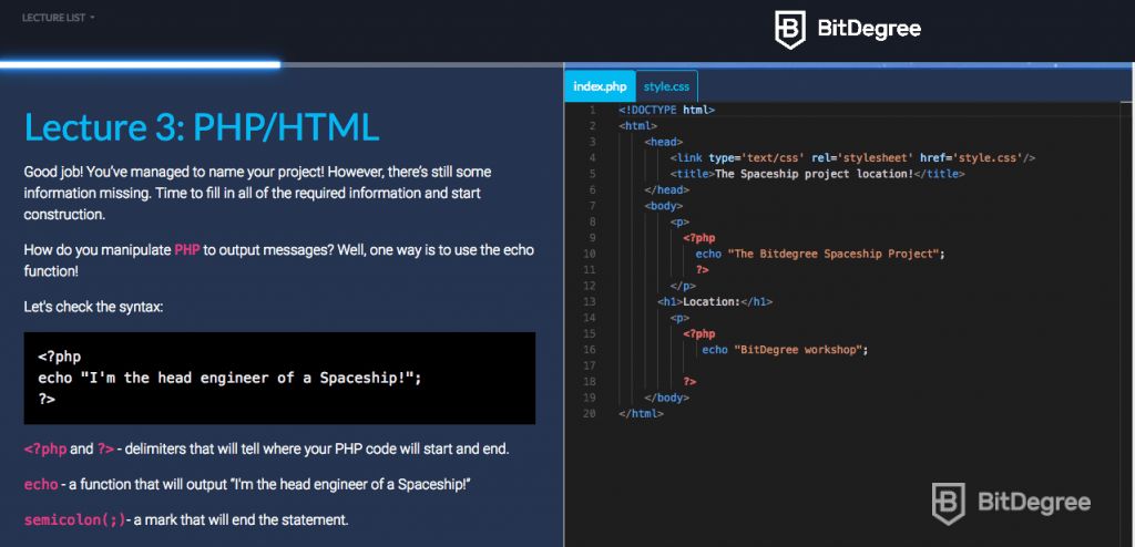 Các ngôn ngữ lập trình: PHP-HTML.
