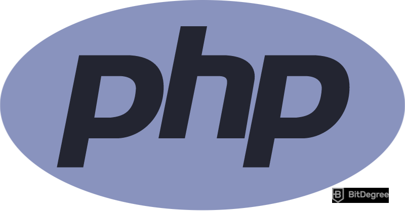 What is a back end developer - PHP logo