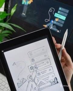 Creative ideas on tablet