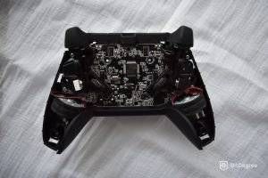 Back of the game controller