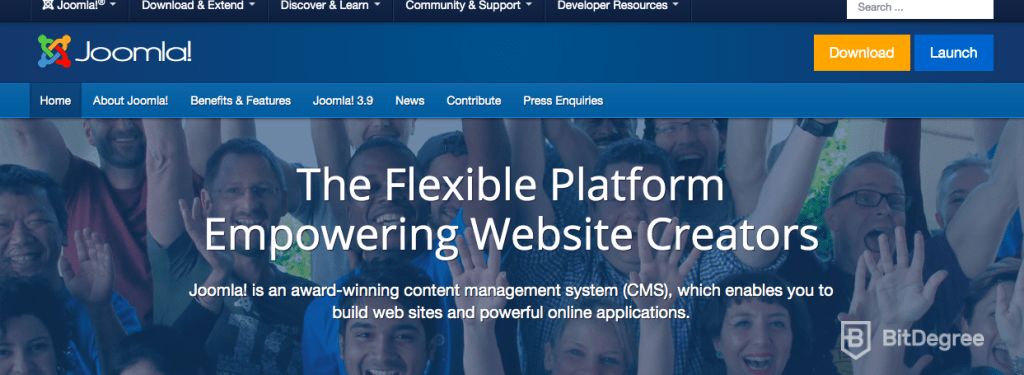 WordPress o Joomla: Joomla la plataforma flexible.