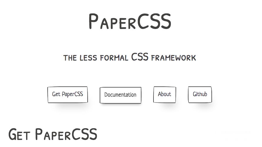 CSS фреймворки: Paper CSS.