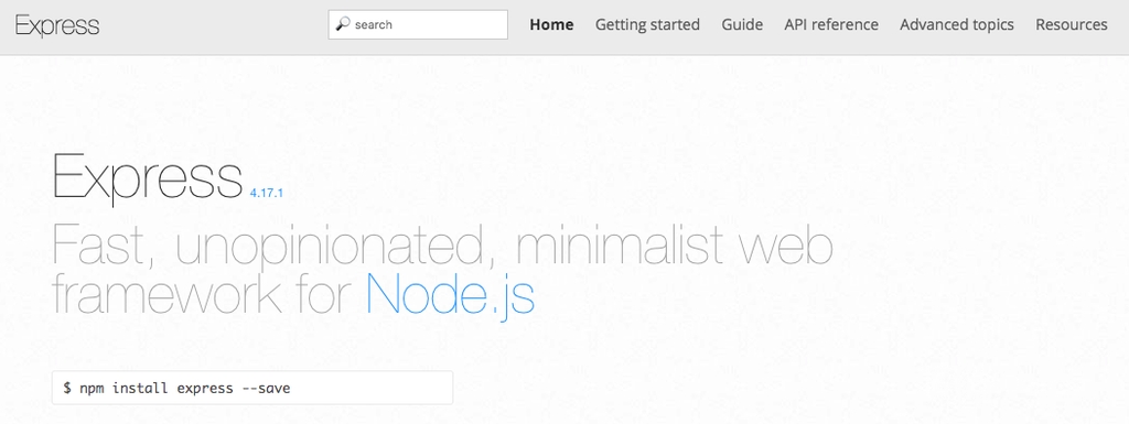 JavaScript libraries: Express.js