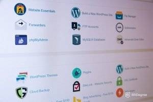 WordPress vs Drupal: панель установки CMS.