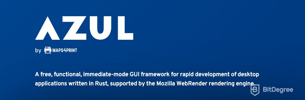 Rust và C++: Framework Azul.