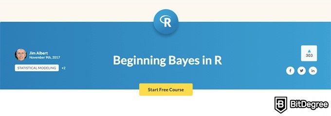 Khóa học DataCamp miễn phí: Khởi đầu Bayes trong R.