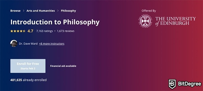 Coursera Philosophy