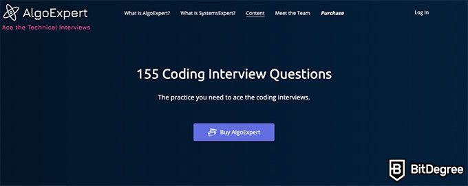 AlgoExpert Review: interview questions.