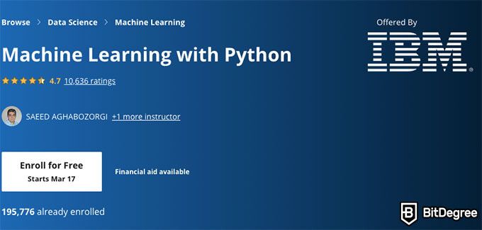 Mit Python Course: coursera machine learning with python course