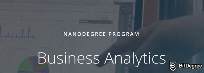 Data Analysis Degree: business analytics course.