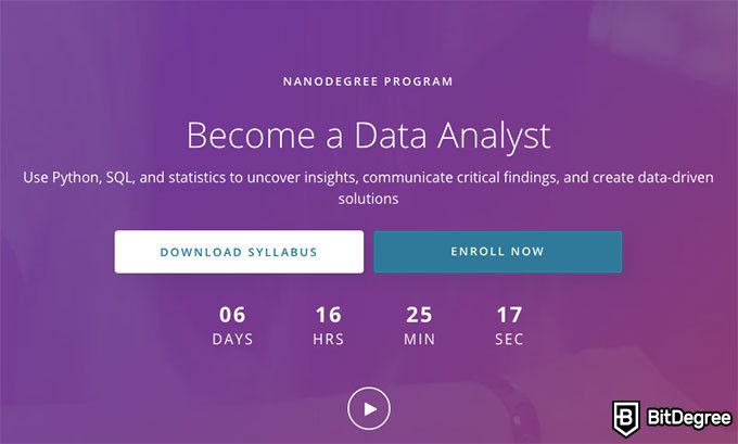 Best online computer science degree: data analyst nanodegree