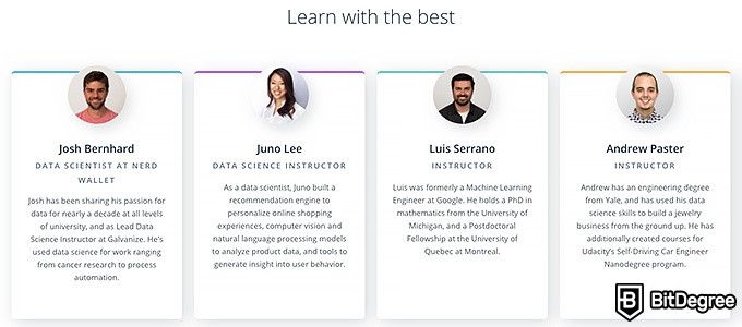 Курсы Data Science: инструкторы Nanodegree станьте специалистом по данным.