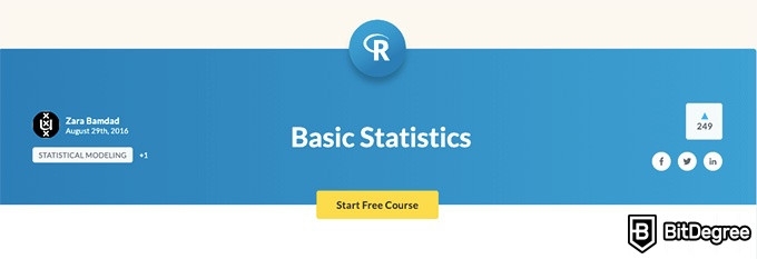 Cursos Gratis DataCamp: Fundamentos de estadística.