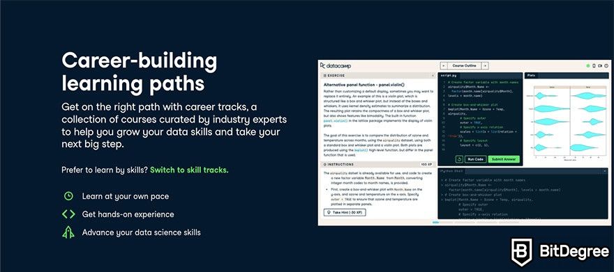 DataCamp Data Engineer: DataCamp career tracks.