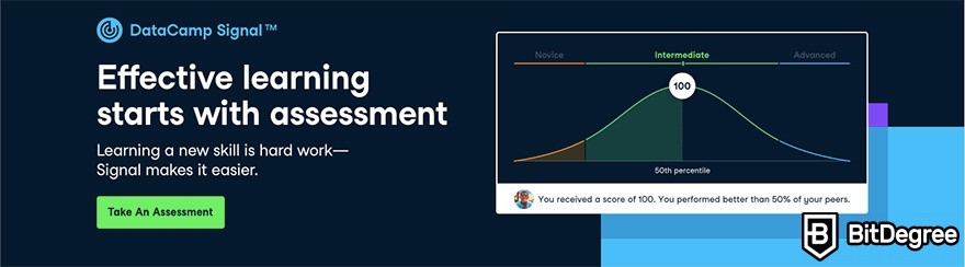 DataCamp Data Engineer: DataCamp Signal assessments.