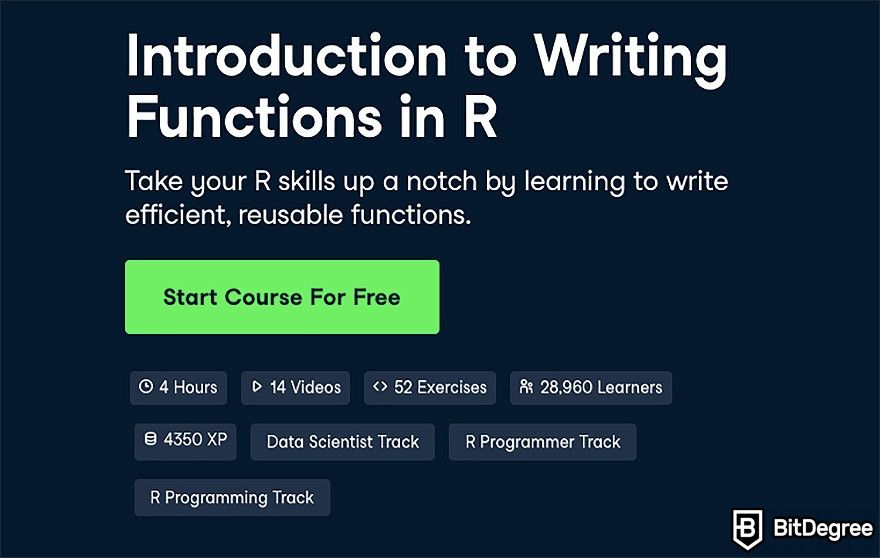DataCamp R: Introduction to Writing Functions in R course.