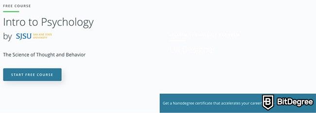 Đào tạo từ xa: Giới thiệu khóa học Tâm lý học trên Udacity.