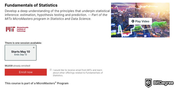 Mit data science certificate: edx course fundamentals of statistics