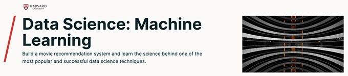 EdX Machine Learning - Data science: machine learning