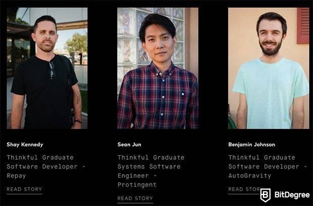 Ulasan Thinkful: para alumni Thinkful.