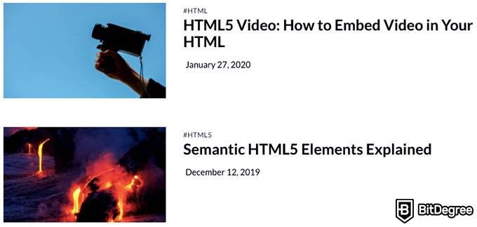 freeCodeCamp review: HTML5 tutorials on the platform.
