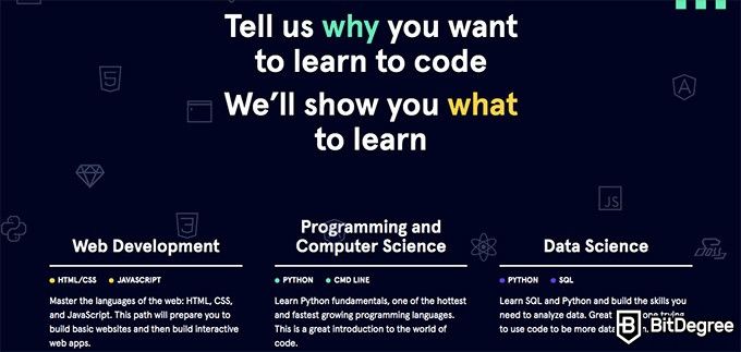 freecodecamp versus codecademy: mengapa belajar koding.