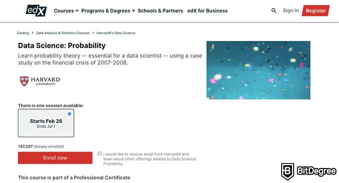 Harvard math course: Data Science: Probability.