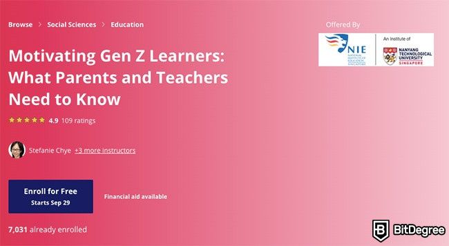 How to Homeschool: Motivating Gen Z Learners on Coursera.