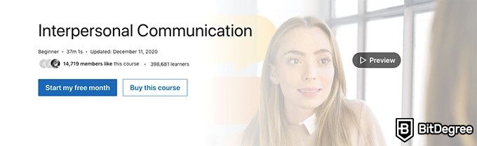 Kursus LinkedIn Learning: Interpersonal Communication Course.