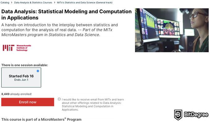 MIT machine learning course: Data Analysis course.