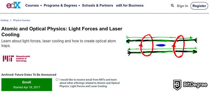 Online MIT Dersleri: Atomic and Optical Physics: Light Forces and Laser Cooling