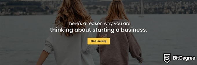 Nas Academy review: starting a business.