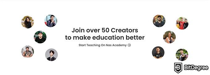 Đánh giá Nas Academy: tham gia cùng hơn 50 người sáng tạo.